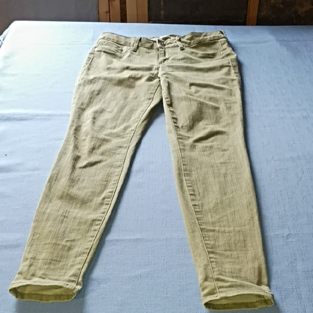 Jessica Simpson Tan Ankle Jeans